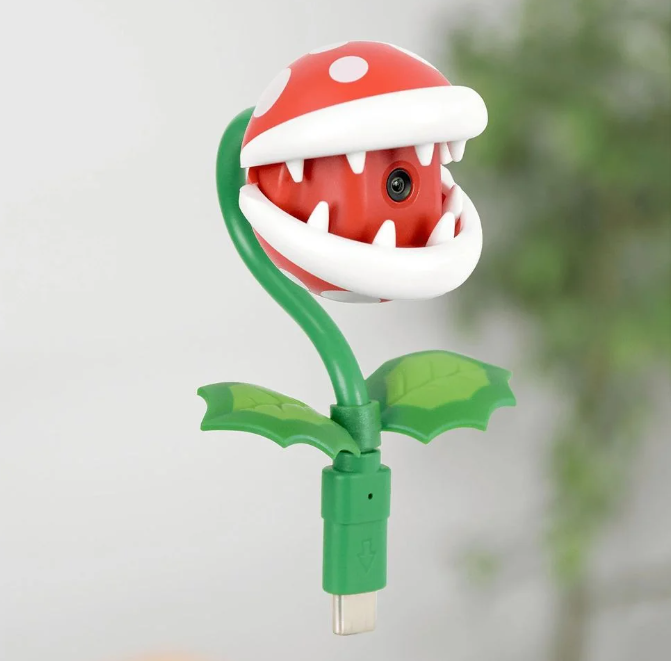 任天堂Switch 2食人花攝像頭外設(shè)解析：物理防窺設(shè)計(jì)與正版IP適配方案宣傳圖3
