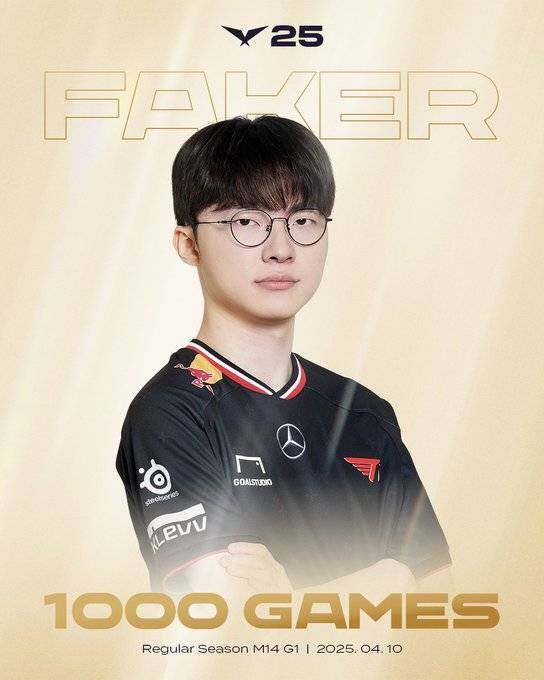 Faker達(dá)成LCK千場里程碑 首位千場選手突破賽事紀(jì)錄