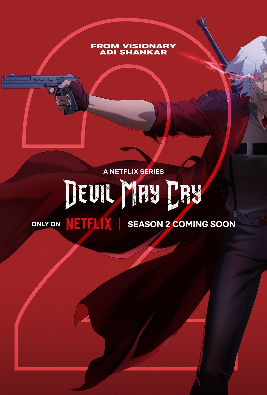 Netflix確認(rèn)續(xù)訂《鬼泣》動(dòng)畫第二季 維吉爾登場推動(dòng)劇情升級(jí)宣傳圖2