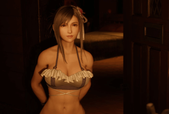《最終幻想7：重生》PC版MOD開發(fā)進(jìn)展：蒂法多版本泳裝造型及兼容性說明宣傳圖4