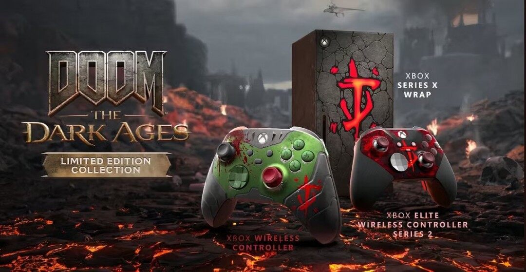 《毀滅戰(zhàn)士：黑暗時代》Xbox限定周邊預售開啟：精英手柄與主題主機殼4月25日發(fā)貨