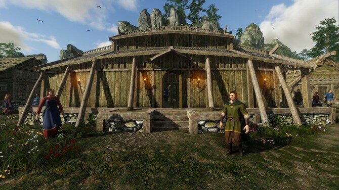 維京邊境登陸Steam：開(kāi)放世界生存建造新游上線，支持中文探索維京開(kāi)荒生活宣傳圖3