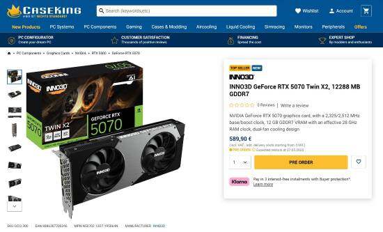 RTX 5070顯卡價格走勢分析：國內外市場差異與破發(fā)趨勢解讀宣傳圖3
