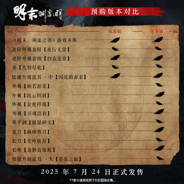 《明末：淵虛之羽》類魂ARPG實機演示公開 預購獎勵武器套裝及平臺售價公布宣傳圖3