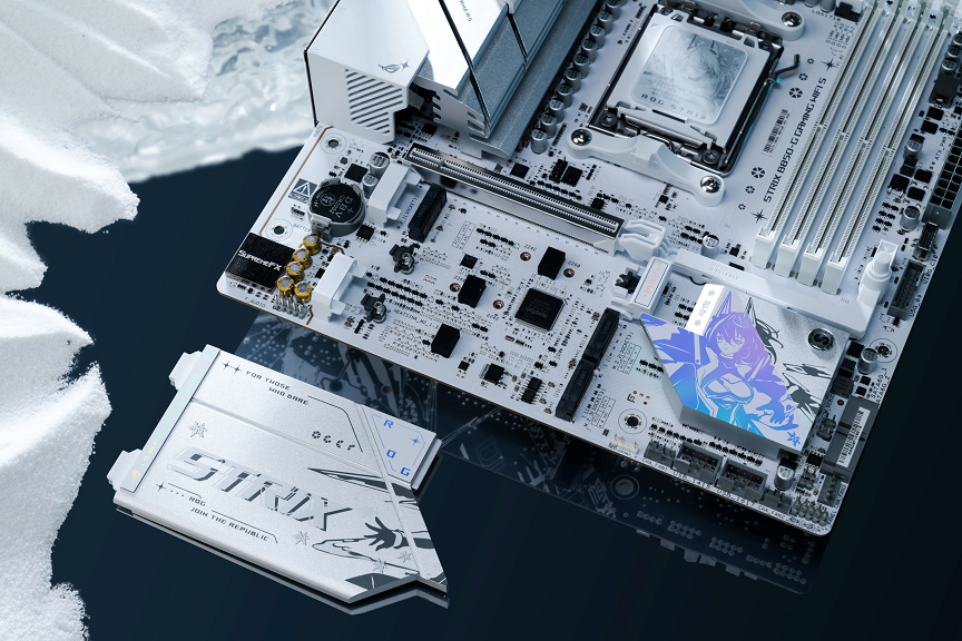 華碩ROG B850小吹雪主板深度評測：AMD平臺首款白色電競板皇 內(nèi)存超頻DDR5-8500實戰(zhàn)宣傳圖4