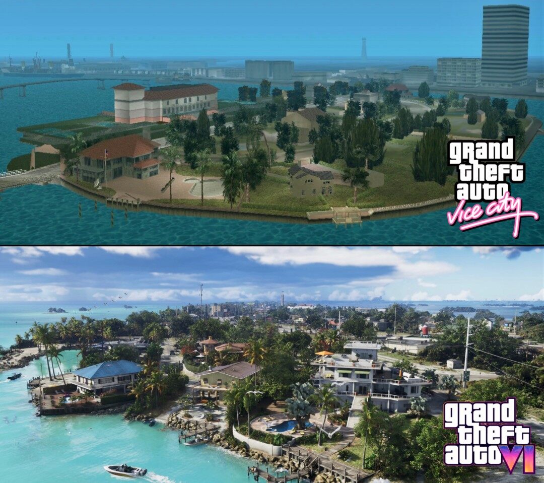 《GTA6》與《罪惡都市》畫質(zhì)對比：24年技術(shù)進化與玩家記憶的碰撞