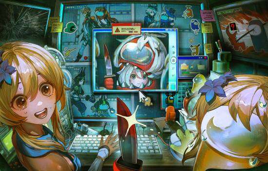 《Among Us》×《原神》联动9月10日开启，免费领取派蒙装扮宣传图3