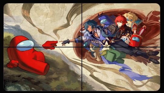 《Among Us》×《原神》联动9月10日开启，免费领取派蒙装扮宣传图4