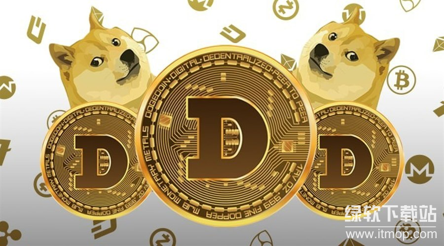 Dogecoin tokens and doge logo_id.png