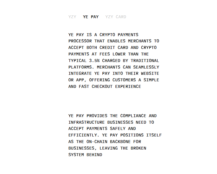 Ye Pay 和 YZY Card 是什么？Kanye 的代币计划靠得住吗？
